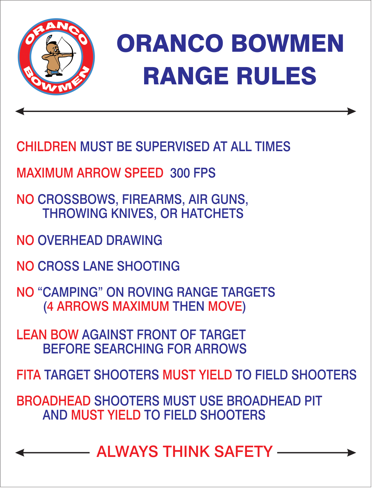archery rules